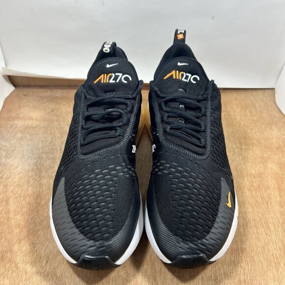 Nike Air Max 270 Men's Size 13 Black White Orange Running Shoes AH8050 014 - Picture 3 of 11